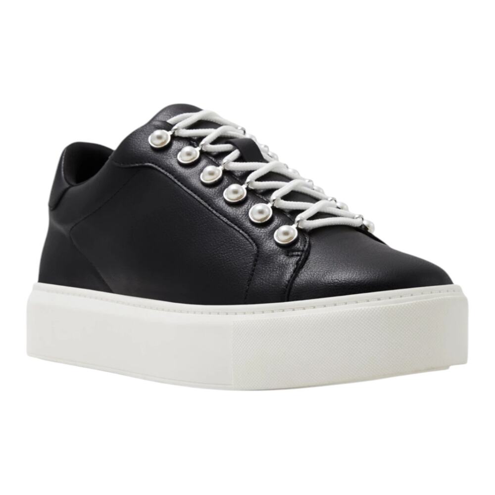 ALDO Women's Perlah Lace Up Platform Sneakers Black Size 11